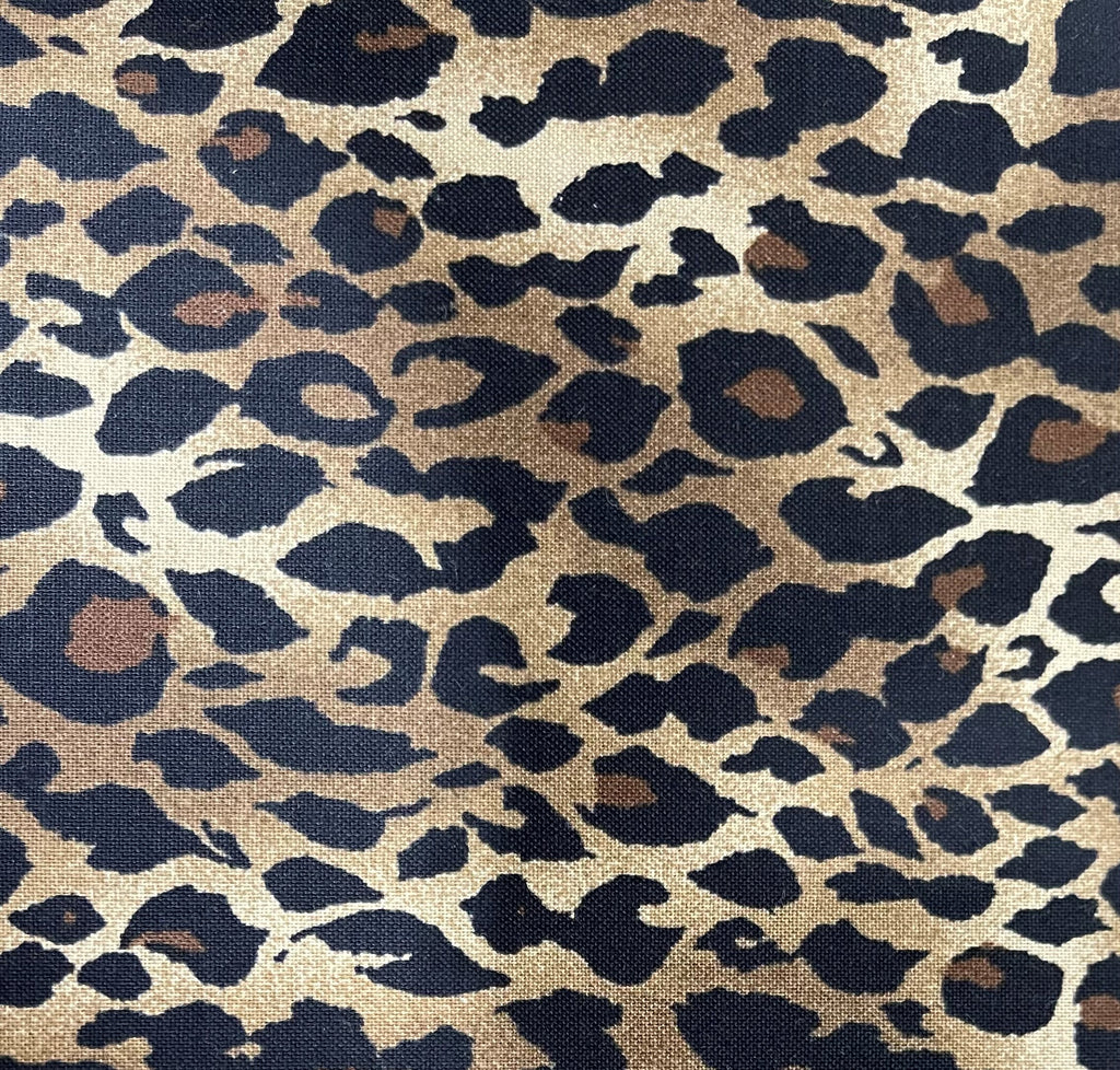 Wild Leopard Skin Digital Print Fabric