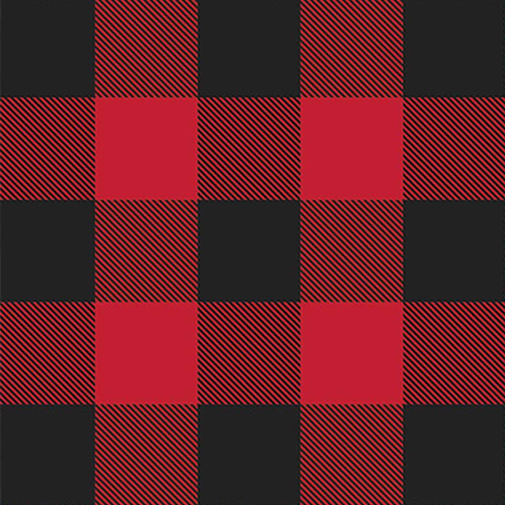 Black and  Red Plaid Flannel - AE Nathan