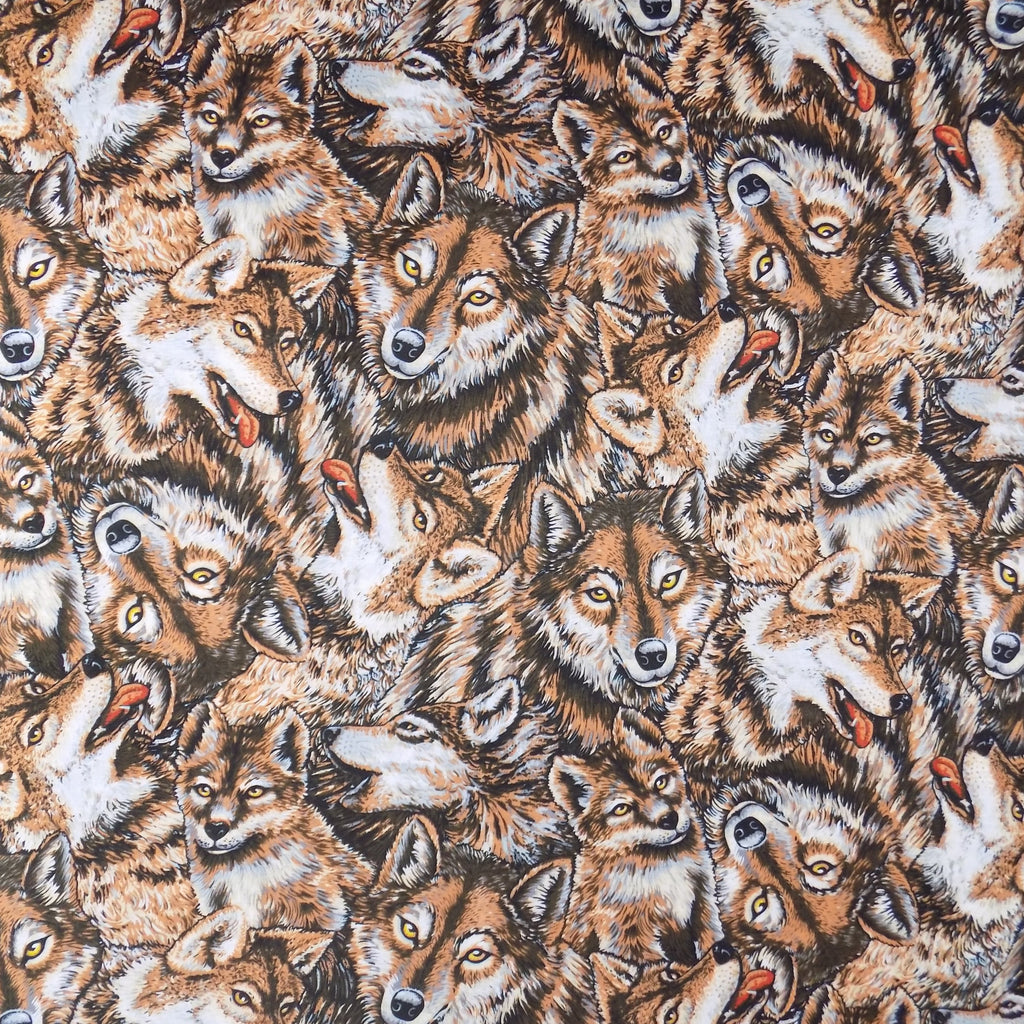Wolves in the Wild Fabric