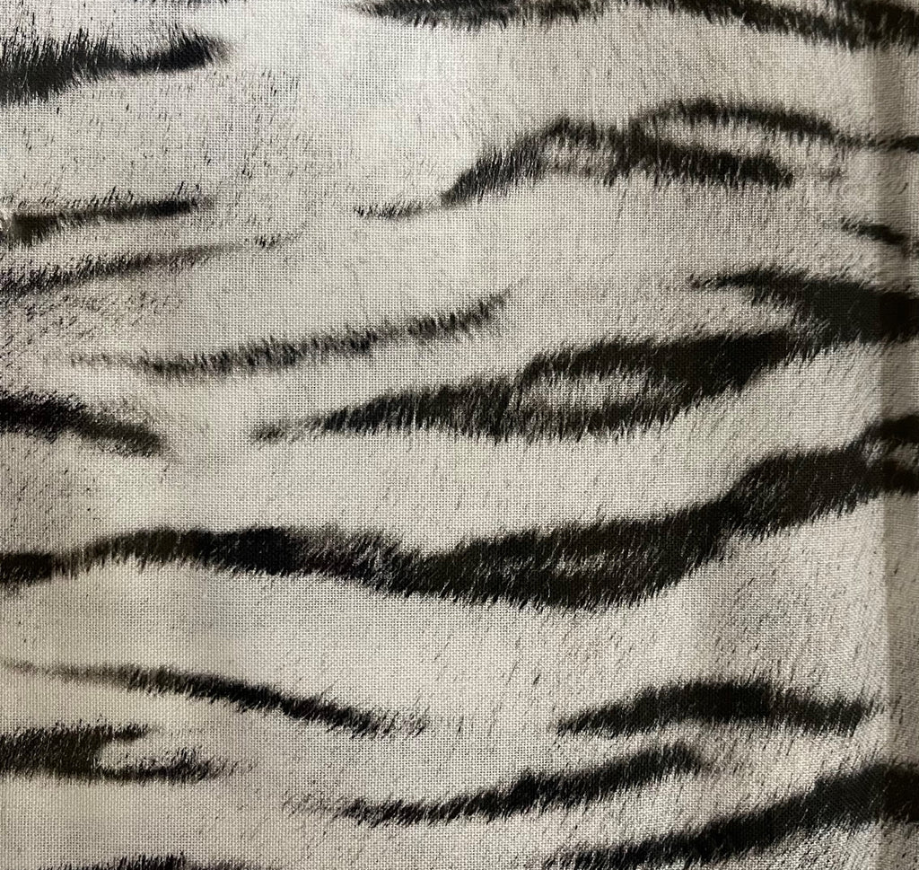 Wild Zebra Skin Digital Print Fabric- Robert Kaufman