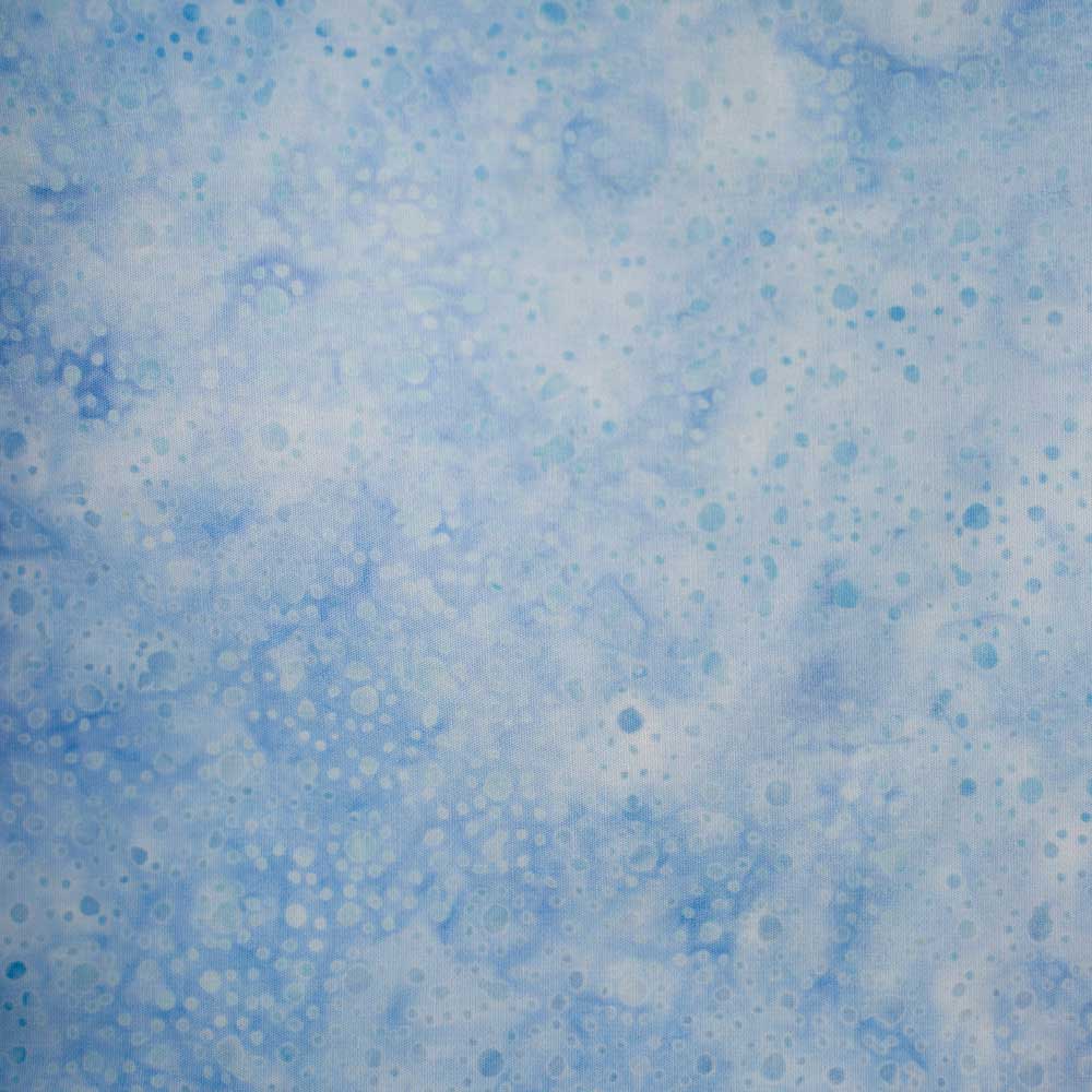Light Blue Batik with dots - pattern 22028 - Color 446 - Wilmington Batiks