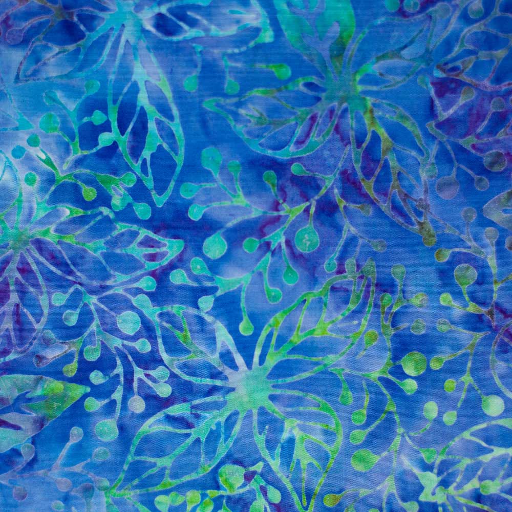 Hoffman Fabrics 843 Style Mottle Cobalt Blue Batik Fabric 843-17-Cobal