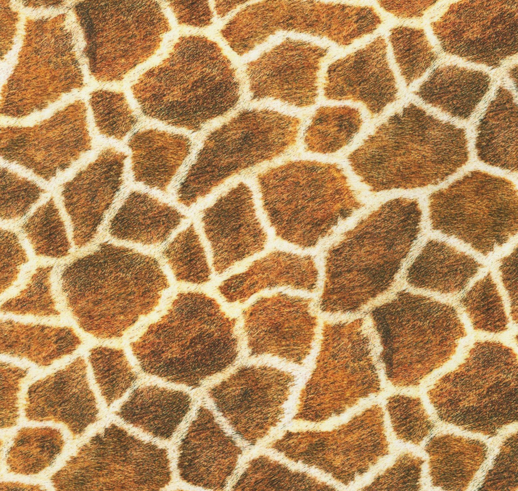 Wild Giraffe Skin Digital Print Fabric- Robert Kaufman