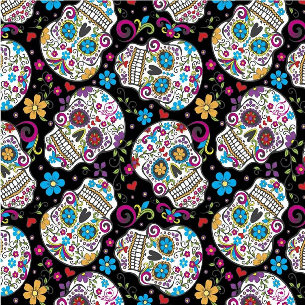 Folkloric Skulls - Davids Textiles