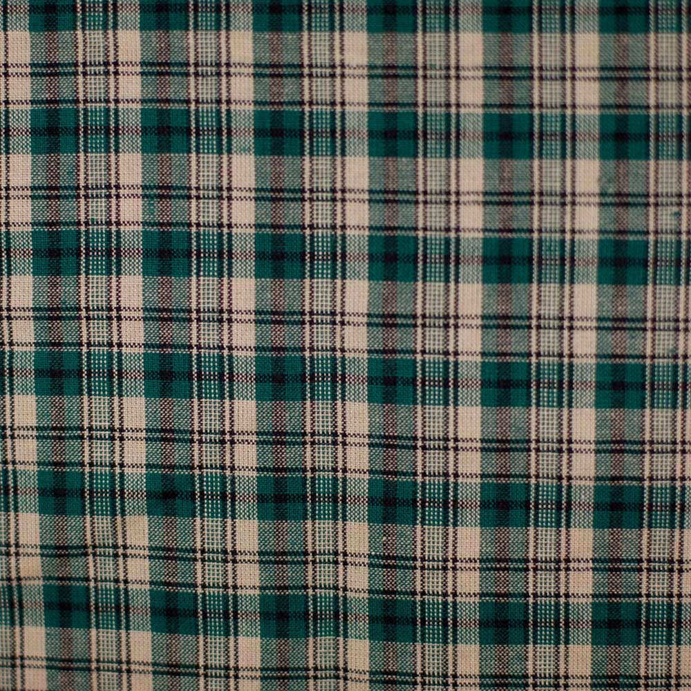 Green and Khaki Homespun Plaid